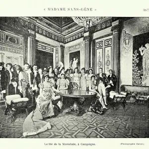 Vaudeville actors in a scene for he play Madame Sans-Gene is a historical comedy-drama by Victorien Sardou and Emile Moreau 19th Century History