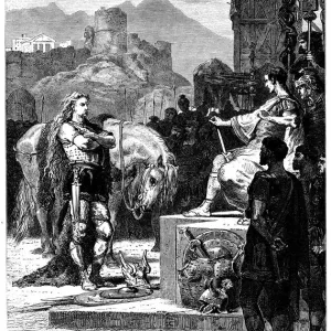 Vercingetorix Rindiéndose a César. Vercingetorix Rindiéndose a César.