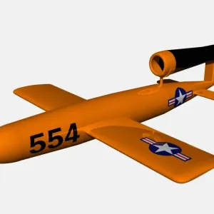 VI Kivic type 2 rocket, digital illustration VI Kivic type 2 rocket, digital illustration