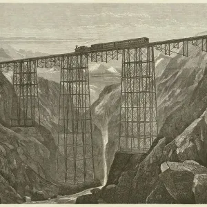 Viaduct of the Lima Oroya Railway (Peru), published in 1872 Viaduct of the Lima Oroya Railway (Peru), published in 1872