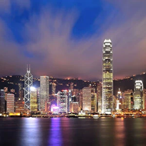 Victoria bay in Hong Kong