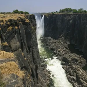 Victoria Falls, view from Zimbabwe, Zambezi River, Zambia, Zimbabwe, Africa Victoria Falls, view from Zimbabwe, Zambezi River, Zambia, Zimbabwe, Africa