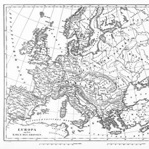 Victorian Map of Europe