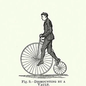 Victorian Sports, Cycling, Learning to ride penny farthing bike