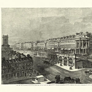 Victorian urban architecture, High Level Road or Viaduct from St