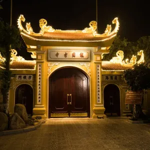 Vietnam Hanoi Tran Quoc Pagoda Gate Print Vietnam Hanoi Tran Quoc Pagoda Gate Print
