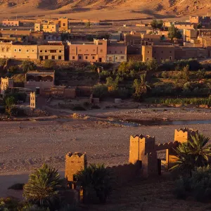 Ait Benhaddou Kasbah Print at Sunrise Ait Benhaddou Kasbah Print at Sunrise