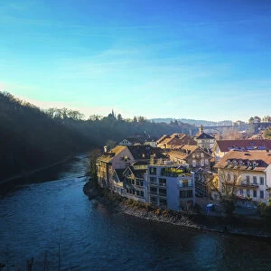 View of Bern old town over the Aare river - Switzerland
