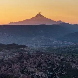The view of Cappadicia from hot air balloon