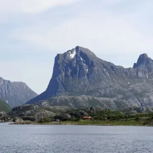View from the fjord ferry at the Arctic Circle, Northern Norway, Norway, Scandinavia, Europe View from the fjord ferry at the Arctic Circle, Northern Norway, Norway, Scandinavia, Europe