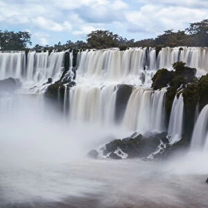 View of Iguazu Falls, Argentine Province Of Misiones, South America