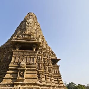 Back view of Kandariya Mahadeva Temple, Khajuraho, Chhatarpur District, Madhya Pradesh, India