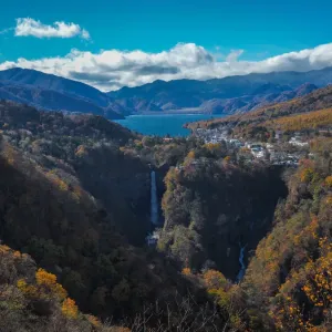 view of kurobe dam in nagano, japan view of kurobe dam in nagano, japan