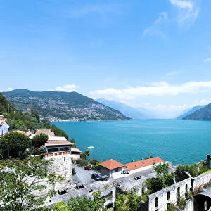 View of Lake Iseo from Castro, Lombardy