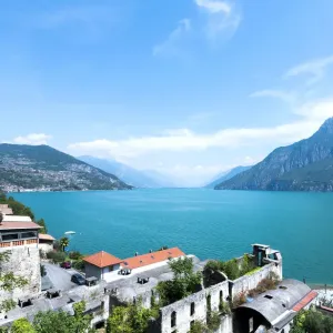 Lake Iseo Print from Castro Village Lake Iseo Print from Castro Village