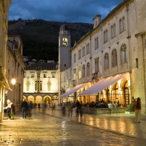View of Luza Square in Dubrovnik, Croatia View of Luza Square in Dubrovnik, Croatia