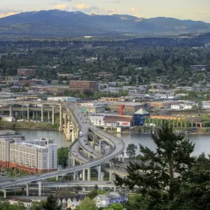 View of Marquam Freeway from Marquam Hill