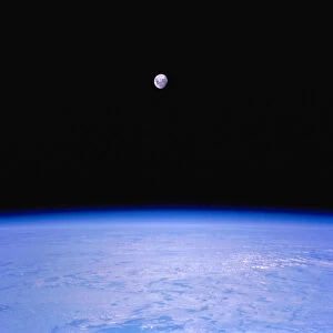 View of Moon from Space