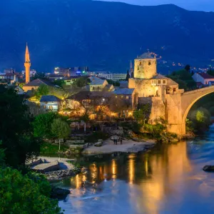 View of Mostar old town