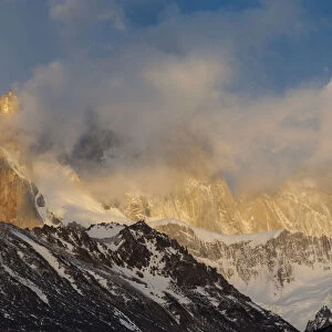 View of Mount Fitzroy at sunrise, Patagonia, Argentina