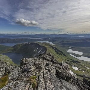 View from Mt Keipen, 936m, Senja Island, Troms, Norway