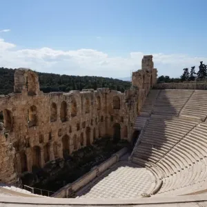Side View Odeon of Herodes Atticus, Athens, Greece Side View Odeon of Herodes Atticus, Athens, Greece