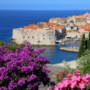 View of Old Town City of Dubrovnik