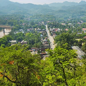 View from Phu Si hill in Luang Prabang