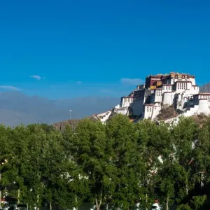Side view of Potala palace Side view of Potala palace