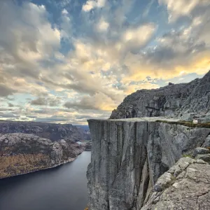 Incredible Rock Formations Framed Print Collection: Preikestolen (Pulpit Rock)