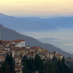 View of Sacro Monte di Varese, Italy