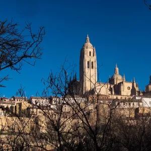 A view of Segovia A view of Segovia