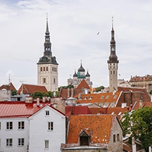 View over Tallinn old town, Estonia