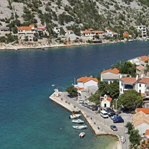 View of the town of Donja Klada, Kvarner Gulf, Croatia