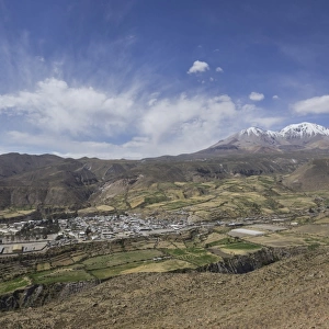 View of the village of Putre, Arica y Parinacota Region, Chile