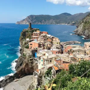 Vernazza Village Print, Cinque Terre Italy