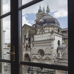 View through the window to Cathedral View through the window to Cathedral