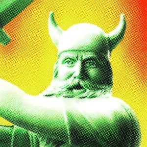 Viking Warrior Close Up Viking Warrior Close Up
