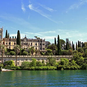 Villa Borghese Cavazza, Isola del Garda, island in Lake Garda, Northern Italy, Italy