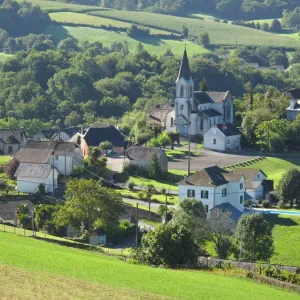 Village of Arthez d Asson, French Pyrenees Village of Arthez d Asson, French Pyrenees