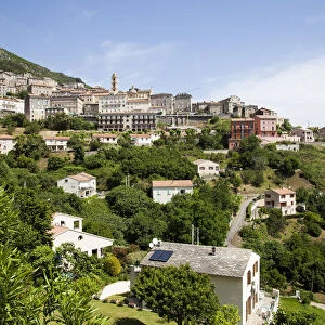 Village of Cervione, east coast of Corsica, France
