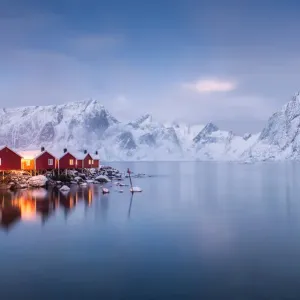 Hamnoy Fishing Village Lofoten Islands Print Hamnoy Fishing Village Lofoten Islands Print
