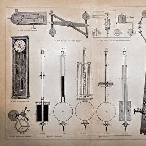 Vintage clock mechanism