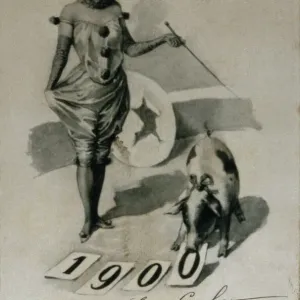 Vintage Italian New Year's Print Vintage Italian New Year's Print
