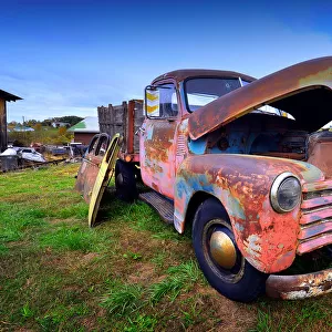 Vintage Old Rusty Truck as Art