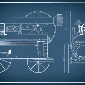 Plano de tren antiguo. Plano de tren antiguo.