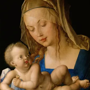 Virgin and child with a pear, 1512. Artist: Dürer, Albrecht (1471-1528) Virgin and child with a pear, 1512. Artist: Dürer, Albrecht (1471-1528)