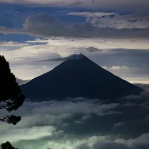 Volcan de Agua as seen from Acatenango Volcan de Agua as seen from Acatenango