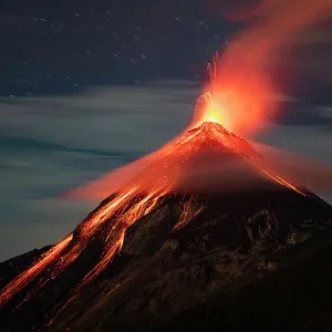 UNESCO World Heritage Jigsaw Puzzle Collection: Agua Volcano