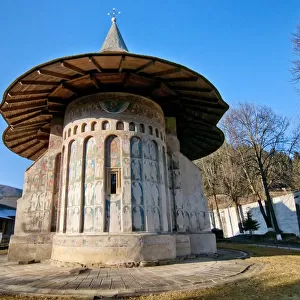 Voronet Monastery, 15th century, exterior, Voronet, Bucovina Monasteries, Bucovina Region, Romania